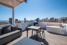 Studio in Benidorm - Penthouse Cervantes Sea View Levante Beach