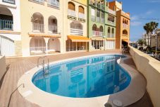 Appartement in Alcocebre / Alcossebre - Playa Cargador - Atico con terraza y piscina