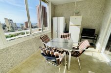 Indoor terrace of holiday flat with sea view