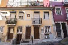 Typical building very close to Rossio and Baixa de Lisboa