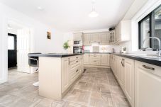 Kitchen area at Oughterard Holiday Cottage in Ougtherard, County Galway, Connemara