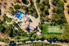 Aerial view of the property