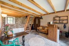 Living Room area in Ventry Farm Cottages - Shamrock Cottage - a cluster of rustic and charming accommodation available on Dingle Peninsula, County Ker