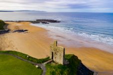 Ballybunion Castle Ruins at Ballybunion Beach, County Kerry, Ireland