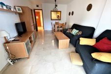 Salon spacieux de l'appartement de vacances d'Alicante