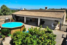 Piscine, jardin, espace ouvert, soleil, Majorque