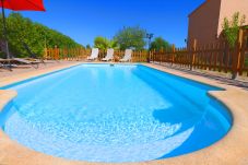 Tranquillité, terrasse, piscine, soleil, vacances