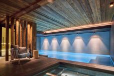 piscine, chalet de luxe, location saisonnière, combloux, vacances, lac, montagne, Mont-Blanc, villa, hôtel, neige, soleil 